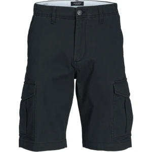 Jack & Jones Jpstjoe Jjcargo Shorts Akm Siyah Erkek Şort 12182555-Black