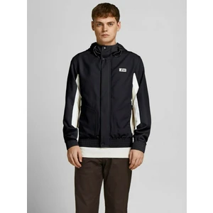 Jack & Jones 12205621_Jcojakob Light Jacket Düz Yaka Normal Kalıp Siyah ErkekMont