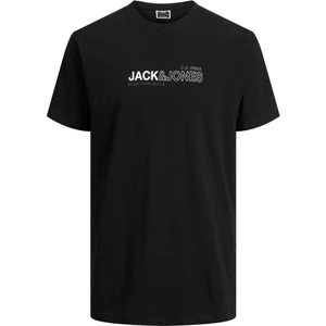 Jack & Jones Jcomono Vısıon Tee Ss Crew Neck Ln Siyah Erkek T-Shirt 12215655-Black