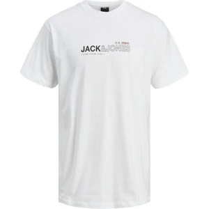 Jack & Jones Bisiklet Yaka Logo Baskili Tisört-12215655