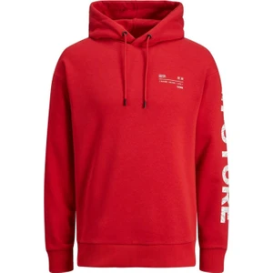 Jack & Jones Kapüsonlu Baskili Sweatshirt