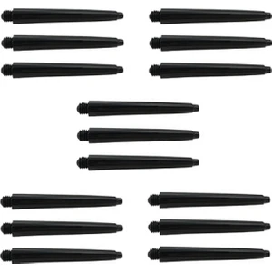 5 Set (15 Adet) 48MM Dartsan Nylon Dart Şaft-Shaft. Siyah