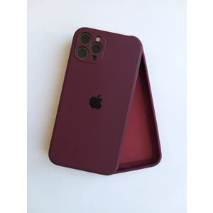 Pirok Store Apple iPhone 11 Pro (5.8) Uyumlu Köşeli Kalıp (12 Görünümlü) Lansman Içi Kadife Silikon Kılıf