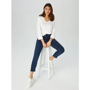 Faik Sönmez V Yaka Truvakar Kol T-Shirt 00014