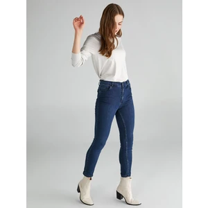 Faik Sönmez Yüksek Bel Bilek Boy Skinny Jean Pantolon 00030