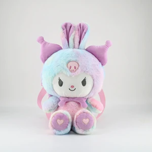 Just Casual Yeni Dönüşen Kedi Melody Kuromi Peluş Bebek Çocuk Omuz Sırt Çantası Kız Kalp Messenger Çanta Seyahat Çantası (Yurt Dışından)