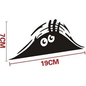 New Jargon Bakan Göz Sticker Araç Yapıştırması
