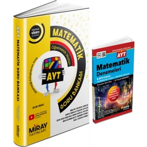 Miray Yayınları AYT Matematik Soru Bankası&AYT Matematik Deneme