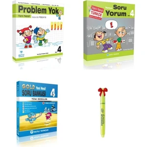 Mutlu Yayıncılık 4. Sınıf Problem Yok Soru Yorum Gold Tüm Dersler Set
