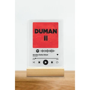 BCR UV Duman - Senden Daha Güzel Spotify Barkodlu Plak (13X18CM)