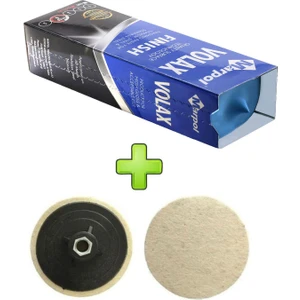 Don Yağı Polisaj Parlatma Metal Mavi Cila 1 kg + Polisaj Keçesi 115 mm