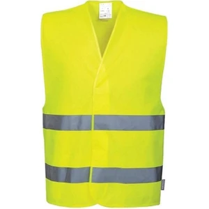 Ikaz Yeleği Fosforlu 5 cm Reflektörlü Sarı Görevli Işçi Güvenlik Yeleği