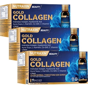 Beauty Gold Collagen 50 ml 10 Shot 3'lü Paket