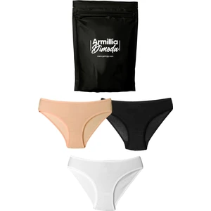 Kadın Günlük Bikini Külot  Premium Paketinde Penye Esnek Kumaş