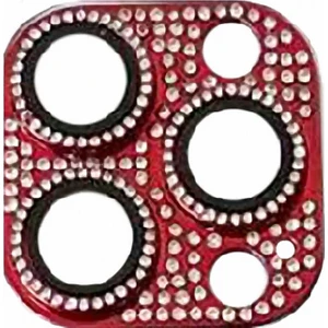 Kny Apple Iphone 12 Pro Için Renkli Taşlı Kamera Lens Koruyucu