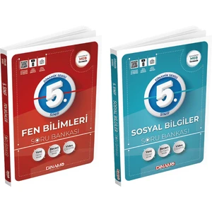 Dinamo Yayınları 5. Sınıf 2023 Fen Bilimleri Soru Bankası+Sosyal Bilgiler Soru Bankası Yeni Nesil Sorular 2 Li Set