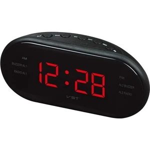 Am / Fm LED Saat Radyo Ikili Alarmlar ile Uyku Erteleme Fonksiyonu Outlet Powered Büyük Rakam Masaüstü Yatak Odası Dijital Saat Radyo Hediye | Radyo (Yurt Dışından)