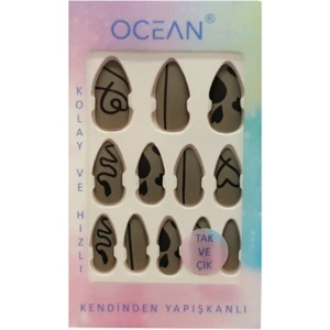 Takma Tırnak Tak Ve Çık Kendinden Yapışkanlı - 738