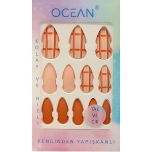 Takma Tırnak Tak Ve Çık Kendinden Yapışkanlı - 734