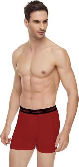 Tutku Elit ELT1252 Elit Modal Elastan Spor Boxer 3 Adet Siyah