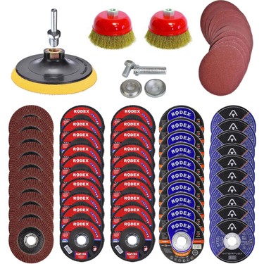 Nzb 75 Parça Spiral Taşlama Cırt Zımpara Inox Metal Kesici Fiyatı