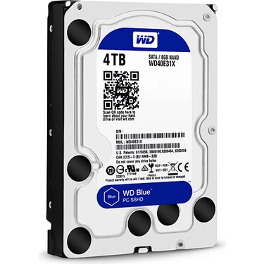 内蔵用 3.5'HDD WD Blue 4TB WD40EZRZ (単体箱無) Wd 3.5 Blue 4tb 64MB Sata3 Pc HDD WD40EZRZ Fiyatı