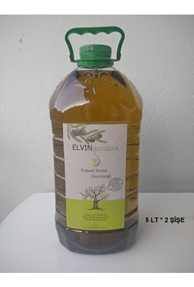 Elvin Gardens Naturel Sızma Zeytinyağı - Anne Kız Paketi 2 x 5 lt Toplam 10 lt