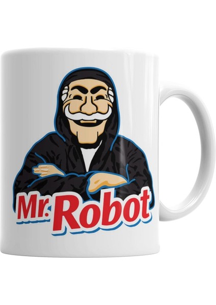 Mr Robot Kupa Bardak Porselen