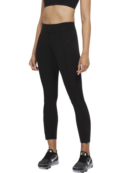 Sportswear Leg-A-See Leggings Zip Kadın Tayt - Siyah CU5385-011
