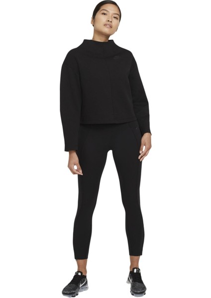 Sportswear Leg-A-See Leggings Zip Kadın Tayt - Siyah CU5385-011 fiyatları