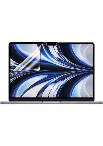 Novstrap Apple MacBook Air 2022 13.6 Inç M2 Çipli A2681 ile Uyumlu Ekran Koruyucu Nano Film