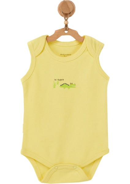 Erkek Bebek Hayvan Motifli 2li Body AC22534 fiyatları