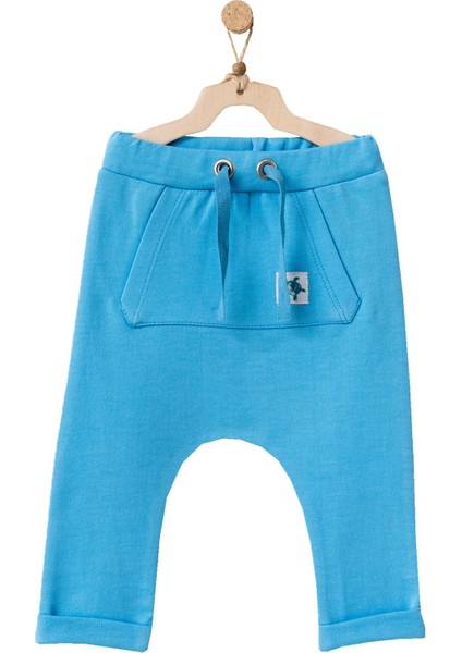 Erkek Bebek Açık Mavi Bagcıklı Pantolon AC21877R