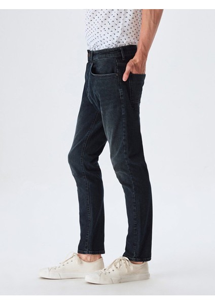 Erkek Joshua Dar Paça Düşük Bel Jean Pantolon fırsatları