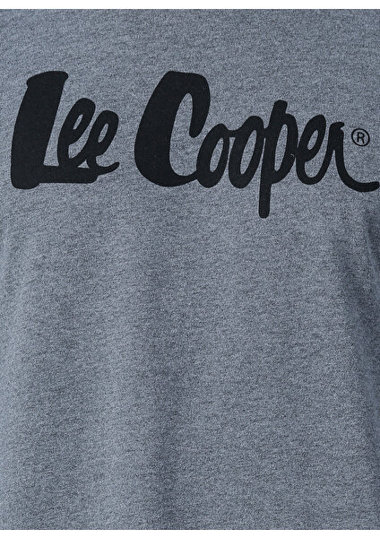 Lee Cooper O Yaka Baskılı Antrasit Melanj Erkek T-Shirt 231 Lcm 242003 Zayne