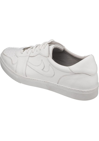 Nk Beyaz Deri Büyük Numara Spor Ayakkabı Rahat Geniş Kalıp Özel Seri fırsatları