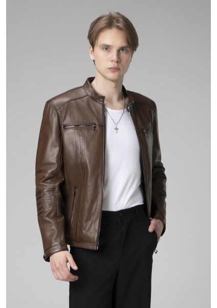 E2205 Hakiki Deri Spor Erkek Mont fırsatları