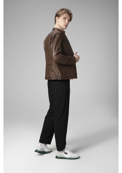 E2205 Hakiki Deri Spor Erkek Mont indirimleri