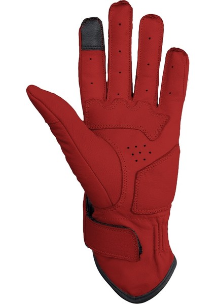 Livia Red Korumalı Motosiklet Deri Eldiveni fiyatları