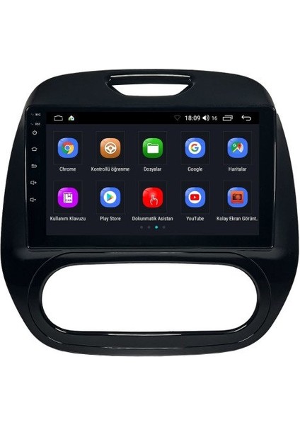 Renault Captur Android Multimedya Sistemi (2013-2019) 2 GB Ram 16 GB Hafıza 8 Çekirdek Necvox Evervox Brc fiyatları
