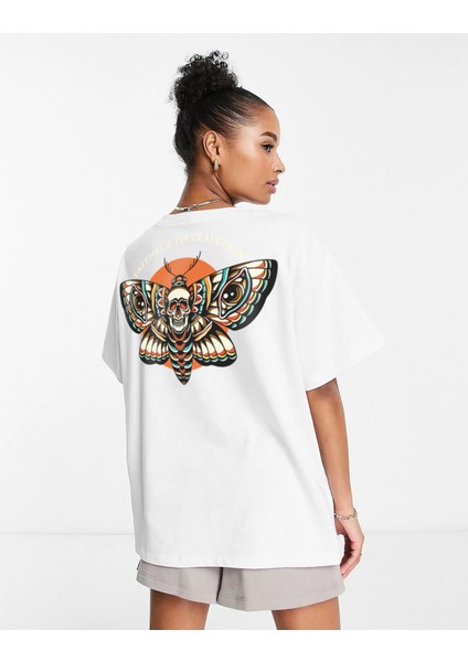 Unisex Faithful Oversize Tshirt Beyaz fiyatları