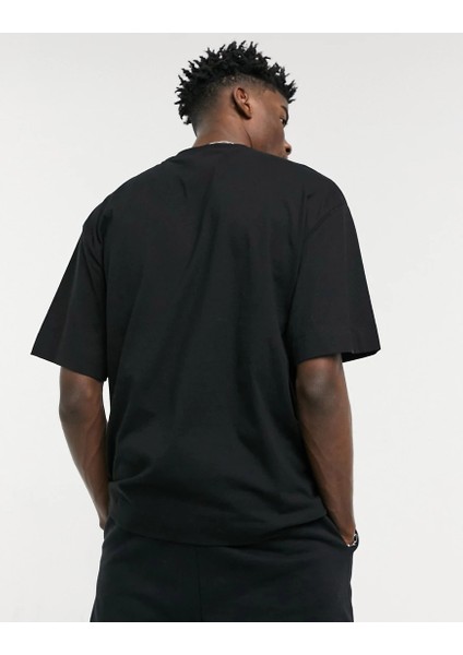 Unisex Snax Oversize Tshirt Siyah