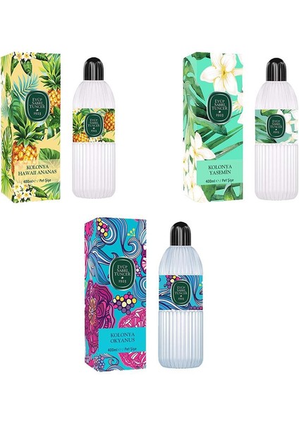 Kolonya Okyanus - Hawaii Ananas ve Yasemin Pet Şişe 400 ml