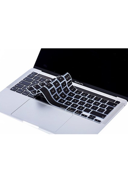 MacBook Pro 13 M2 2022 Klavye Koruyucu 13.3" Uyumlu Türkçe Q Silikon Ped fiyatları