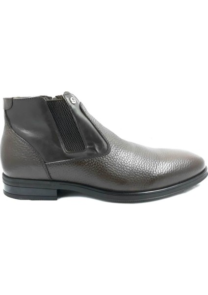 1196063 Kahverengi Kışlık Fermuarlı Erkek Bot