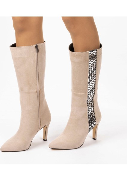 Kadın Topuklu Sivri Burunlu Çizme fiyatları