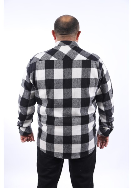 Mocgrande Oduncu Gömlek Çiftcep Kapaklı Dama Desen 22214-SIYAH modelleri