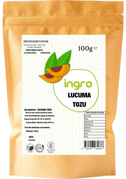Ingro Lucuma Tozu 100 gr