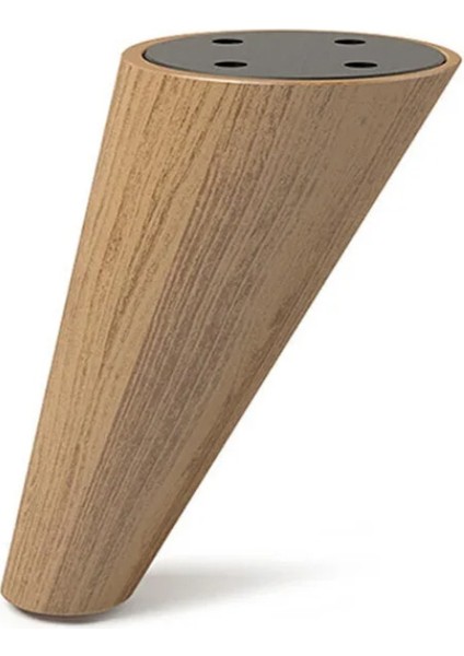 Silindir Ayak 12 cm Kahverengi