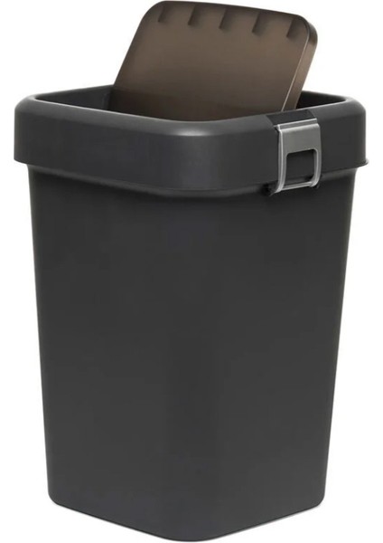 Comfort Kilitli Çöp Kovası 8 Litre Antrasit